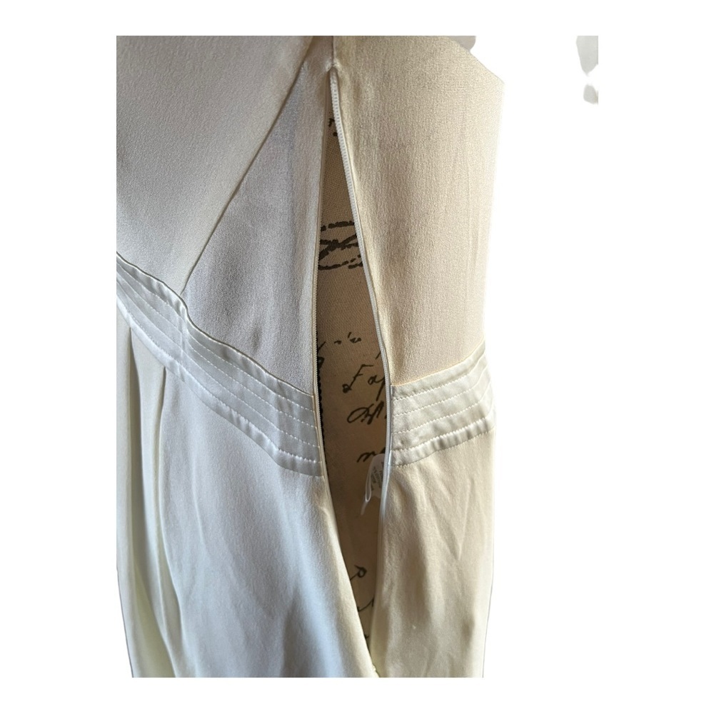 Vanessa Bruno 100% silk cream color dress EU size 40/US size 8, new with tags - Picture 13 of 13
